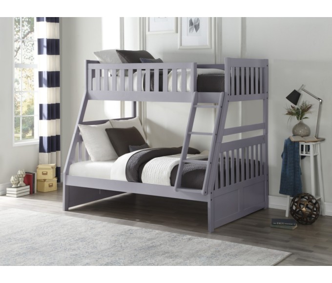 Lisa Single/Double Bunkbed Grey